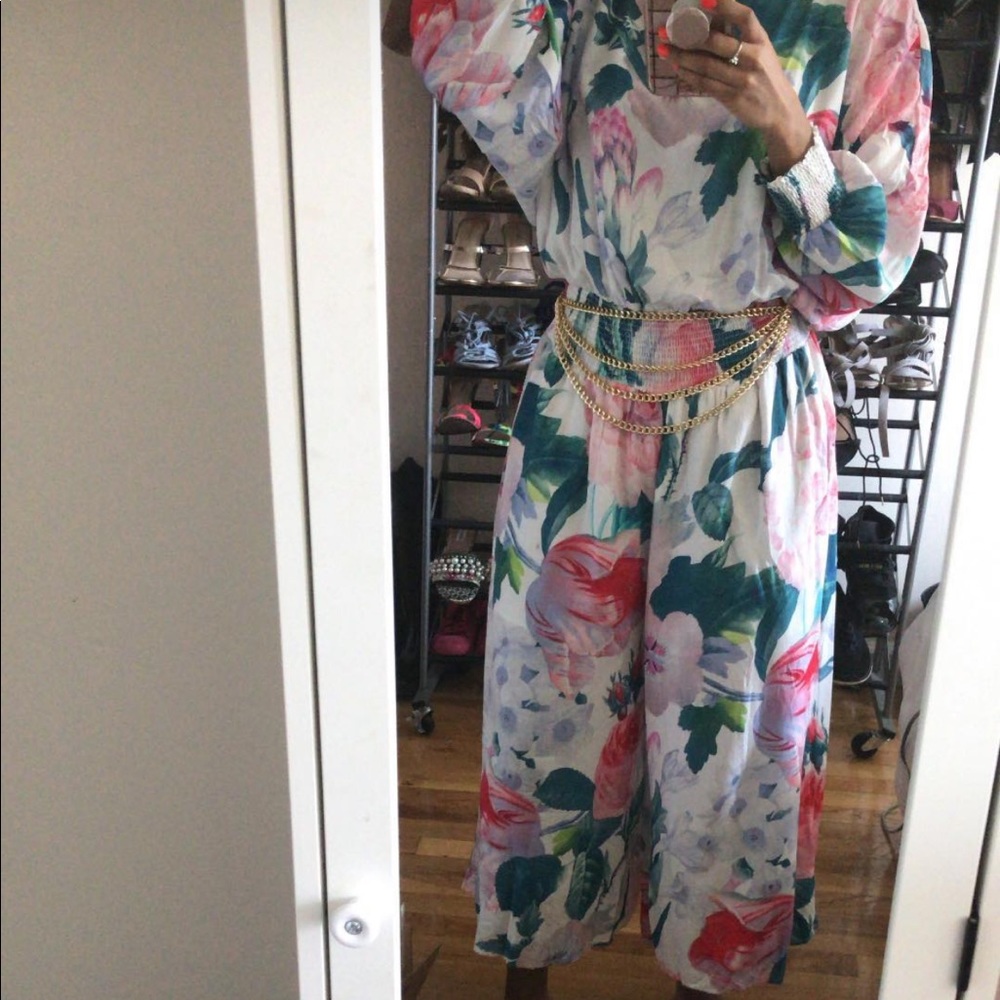 Mina Monroe Floral Jumpsuit